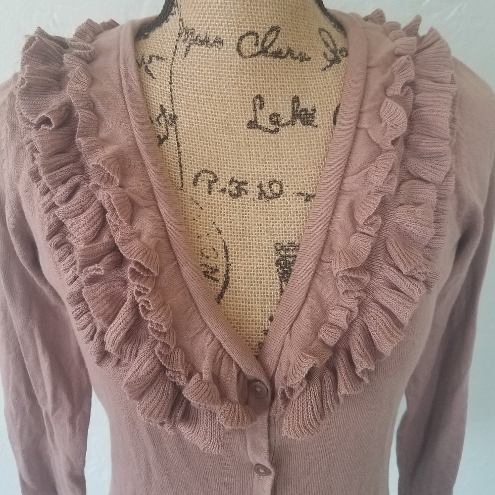 Ruffle Cardigan - Picture 3 of 8